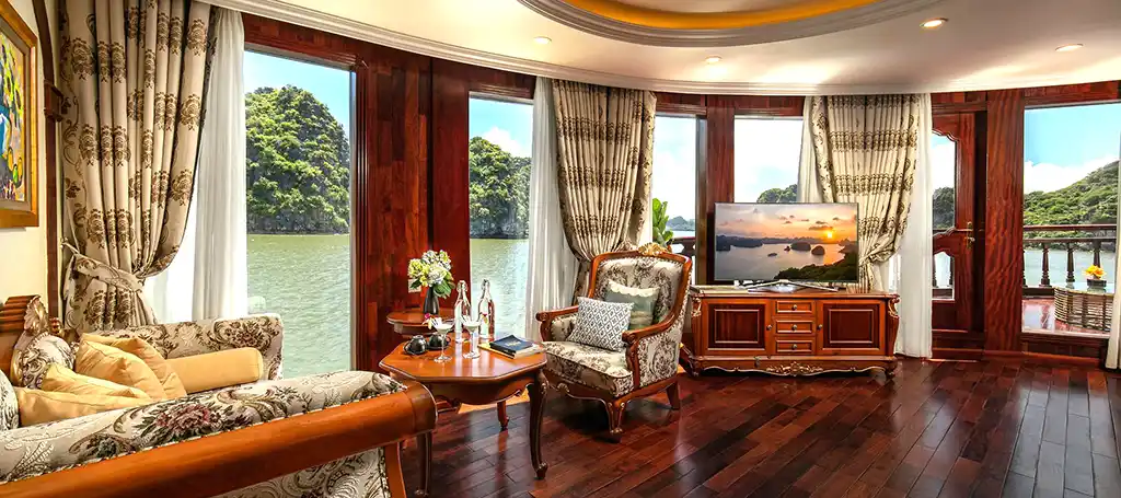 Halong Bay Emperor Cruises King Suite room