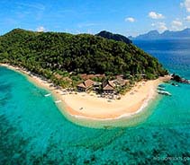 Con Dao Island from the air