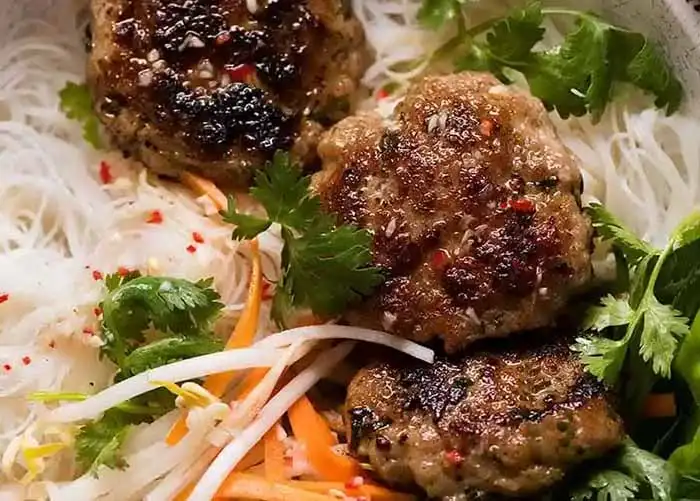 Bun cha in Hanoi