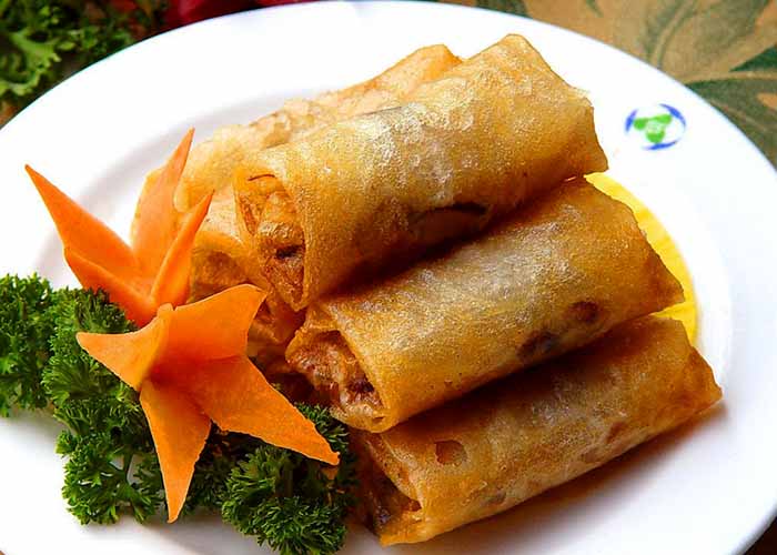 Vietnamese fried spring rolls