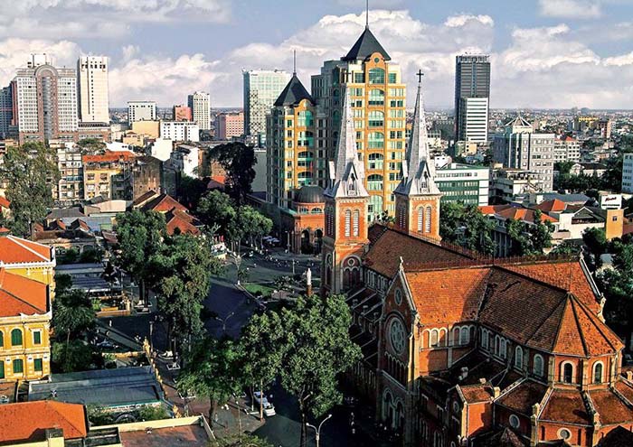 Saigon from the air