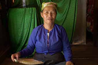 Hilltribe woman in Vietnam