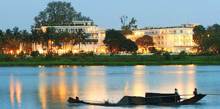 View over the Perfume River in Hue, Vietnam