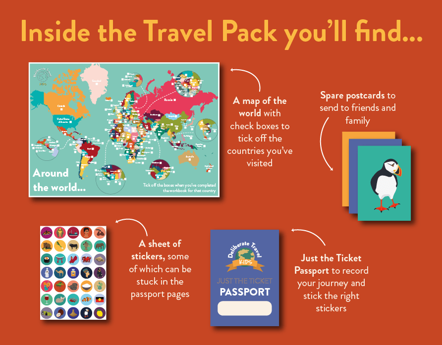 Deliberate Travel children's workbook for Vietnam